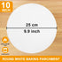 100Pcs-10 Inch Parchment Paper Rounds,Baking Parchment Paper, YUFDA Non-Stick Parchment Paper for Baking, Precut Round Parchment Paper for Tortill...