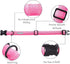 Lionet Paws Waterproof Dog Collar,Gradient Reflective Pink Collar for Small Medium Dog,Safety Buckle Dog Collar for Dog Girl Boy Gift,XS, Neck 8-1...