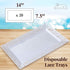 Silver Spoons DISPOSABLE LACE TRAYS | for Upscale Wedding and Dining | 6 pc | White | 14” x 7.5” -...
