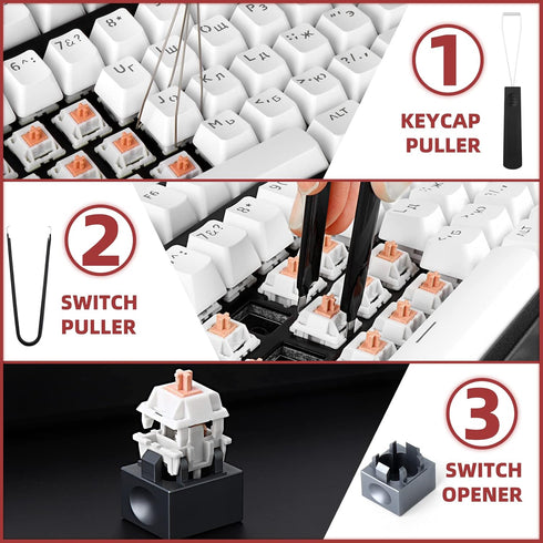 RUNJRX Keyboard Lube Kit and Switch Lube 15g/0.53oz JRX-205 G0 with Switch Opener Tweezers for Custom Keyboard...