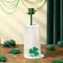 Namalu St. Patrick's Day Shamrock Paper Towel Holder with Round Base Rustic Shamrock Decor for Kitchen and Bathroom Fun Paper Towel Holder Kitchen...