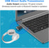 Isobel USB Bluetooth 5.0 Transmitter Receiver, 4-in-1 Mini Wireless Audio Adapter, 3.5mm Bluetooth AUX Adapter for TV PC Headphones Speakers Car/H...