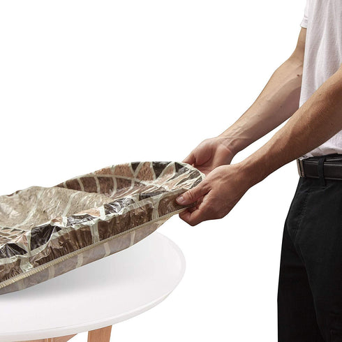 Jobar Decorative Stretch Table Cover (Mosaic), one Size, 1 Count (Pack of 1)...