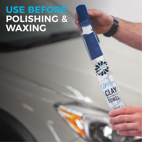 The Rag Company - Ultra Clay Decontamination Towel - Proven Cleaning & Release of Paint Contaminants; Increase Wax & Sealant Bond; Enhance Paint G...