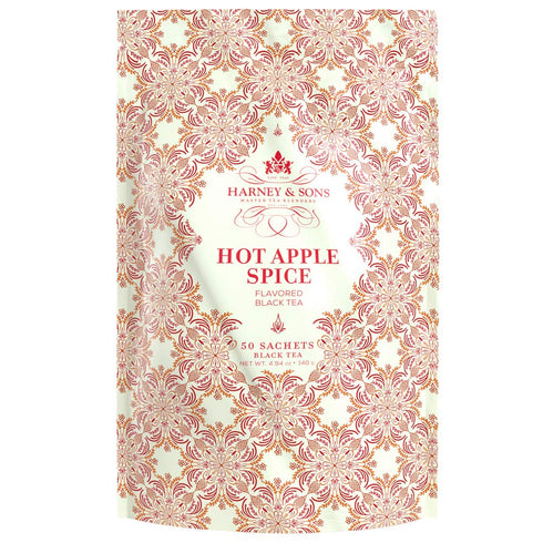 Harney & Sons Hot Tea Sachets, Apple Spice 50 Count...