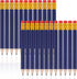 Zonon 24 Pieces Back to School Small Pencils Half Pencils Golf Pencils with Eraser Easy to Hold Graphite HB Pencils for Baby Shower Bridal Shower ...