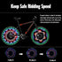 TGJOR Bike Wheel Lights, LED Waterproof Bicycle Spoke Tire Light with 32-LED and 32pcs Changes Patterns Bicycle Rim Lights for Mountain Bike/Road ...