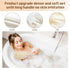 2Pack Back Scrubber for Shower?PIPUHA Loofah Sponge Shower Brush Using Body Exfoliating with Long Handle, Loofah on a Stick for Men Women, Bathing...