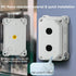 Outdoor Waterproof Electrical Box, ABS Material, Ventilation and Heat Dissipation, Cold Rolled Steel Base Plate and Wall Plate (NP-S)...