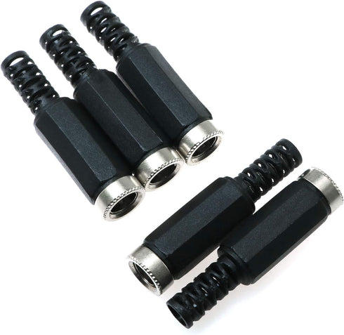 E-outstanding DC Socket 5PCS 5.5mm x 2.5mm Female DC Barrel Jack Solder Power Adapter for CCTV DVR Camera...