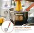 Kichvoe Stainless Steel Noodle Strainer Mesh Pasta Basket Spaghetti Boiling Basket Fine Wire Mesh Sieve Cooking Frying Spider Spoon for Pasta Rame...