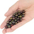 70PCS Natural 8MM Healing Gemstone, Dragon’s Blood Energy Stone Round Loose Beads, Semi-Precious Crystal Beads with Free Elastic String for Jewelr...