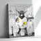 Highland Cow Wall Art For Bathroom 12x16 Inch Funny Cow On Toilet Reading Newspaper Farmhouse Decor Sunflower Animal Bathroom Pictures Morden Hipp...