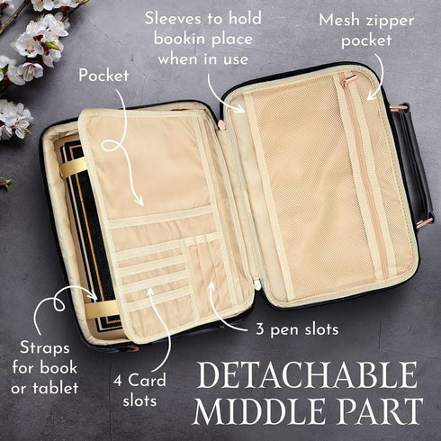 Bible Cover Water Proof, Bible Case With Zipper, Bible Cover For Women Custom Design, Bible Covers Ipad Case, Gitf for Women Lady, Carrying Book C...