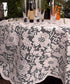 AK TRADING CO. 60" Round Floral Lace Crochet Tablecloth Overlay – Ivory Elegant Table Cover for Weddings & Home Décor...