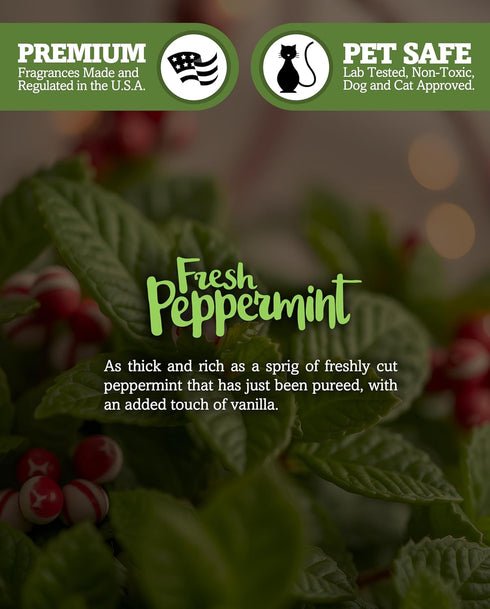 Shortie's Candle Company Fresh Peppermint Wax Melts - Formula 117-1 Highly Scented 3 Oz. Bar - Made with Natural Oils - Christmas & Holiday Air Fr...