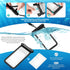 WAVELIFE 2 Pcs Waterproof Phone Pouch 9" Universal IPX8 Waterproof Cell Phone Case Dry Bag with Lanyard for iPhone 15 Pro Max/14/13/12/11/SE,Galax...