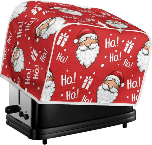 AFPANQZ Christmas Toaster Covers Home Xmas Kitchen Decoration Toaster Dustproof Covers Protection Anti Fingerprint Bread Oven Covers for 2 Slice T...