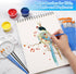 200 Pcs Small Paint Brushes Bulk, Anezus Kids Paint Brushes Detail Fine Brushes with Flat and Round Tip Acrylic Paint Brushes Set for Classroom Wa...