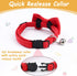 Cat Collar Breakaway with Bells - 3 Pack Breakaway Cat Collars Quick Release Safe Buckle Adjustable Kitten Collar for Girl Boy Cats Pets Supplies,...