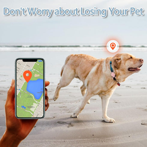 Waterproof Airtag Dog Collar Holder Compatible with Apple AirTag, Silicone Waterproof Air Tag Case for Dog Collar, Anti-Lost AirTag Holder for Pet...