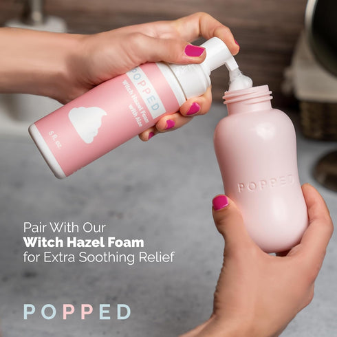 Peri Bottle for Postpartum Care | Portable Bidet | Spray Bottle for Pain Relief, Tears, and Hemorrhoids after Birth | Postpartum Essential (Pink, ...