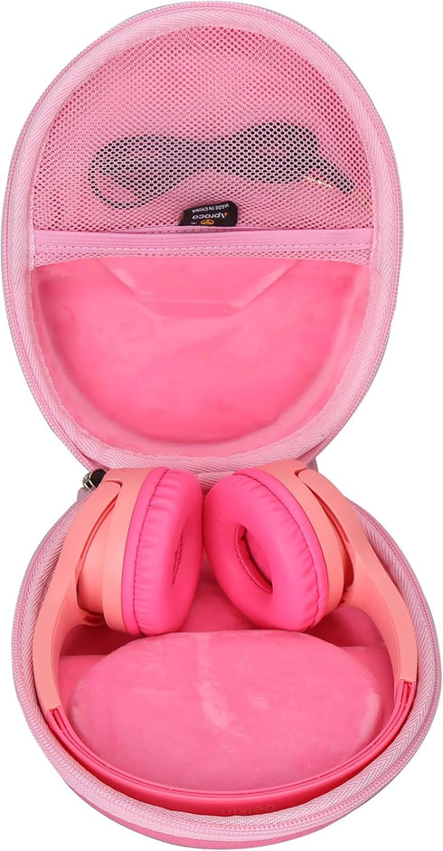 Aproca Pink Hard Storage Case, for Belkin SoundForm Mini - Wireless Bluetooth Headphones......