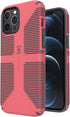 Speck Products CandyShell Pro Grip iPhone 12 Pro Max Case, Raspberry Kiss Red/Slate Grey (137609-9240)...