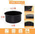 E-far 4 Inch Cake Pan Set of 3, Nonstick Stainless Steel Mini Round Cake Pans Tin, Small Size for Baking Smash Cakes/Cheesecake, Stainless Steel C...