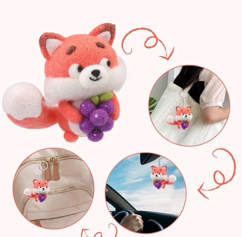 Dorisble Needle Felting Kit, Doll Making Wool Needle Felting Starter Kit with Instruction,Felting Foam Mat and DIY Needle Felting Supply for DIY C...