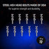 Bolt Dropper Nuts and Bolts Set - Stainless Steel Hex Head - Set of 10 - Set includes Bolt, Nut, 2 Flat Washers, & Spring Washer - Corrosion-Resis...
