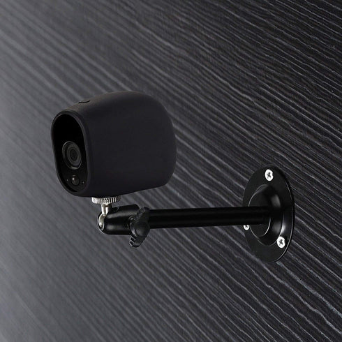 5.5inch Security Camera Wall Mount for Arlo,CCTV Bullet Camera Outdoor/Indoor Video Camera Ceiling Mount (2 Packs, Black)...