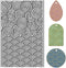 CHGCRAFT Waves Borders Lines Clay Texture Mat Clay Modeling Pattern Pad Texture Sheets for Polymer Clay Making Earrings Jewelry, 4x2.6inch...