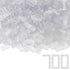 Feleph Transparent Clear 1×2 Tile ×700 Parts and Pieces Flat Bricks, Bulk Building Blocks for Smooth Surface Wall Floor, Toy Accessories Compatibl...
