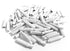 White B-Connector Wire Splices for Low Voltage (100 Pack)...