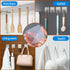 Stained Glass Window Hanging Chain Kit with Adhesive Hooks, Picture Hanging Chain Sunshine Catcher Metal Nickel Plating Stained Glass Window Panel...
