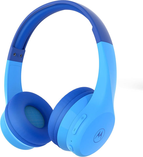 Motorola Sound JR300 Bluetooth Wireless Toddler Headphones with Microphone - Foldable Over Ear Kids Bluetooth Headphones with Safe Volume Limit 85...
