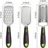 ALLTOP Food Graters for Cheese,Nutmeg,Potato,Ginger and Garlic,Cirtrus,Hand-held Stainless Steel Zester for Kitchen - Pro Multi-purpose Gadgets,Se...