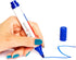 SIRDAS Whiteboard Eraser and Dry Erase Marker Set, Integrated Blue & Black Bullet Tip Markers, Low Odor, Quick-Drying for Classroom, Office, and H...