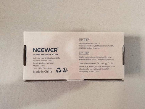 NEEWER 2 Pack E Type Wall Ceiling Mount, Ring Light Wall Mount Bracket with Detachable Ball Head, 5/8" Stud, 1/4" Screw for Flash Strobe Camera Mo...