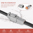MUYI 2 Wire Connector, 8 Kits 16AWG DT Connectors Automotive Waterproof Electircal Plugs with 4.72" Pigtail Wiring Harness Heat Shrink Tube...