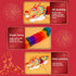 8pcs Dragon Honeycomb Handheld Toys Chinese New Year Dragon Making Ornament Kit Education Playset Chinese Dragon Toys...
