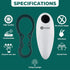 Electric can opener-open almost any can with one touch, medium, White...