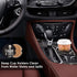 Britimes Absorbent Car Coasters 2 Pack for Cup Holders, 2.56" Ceramic Stone & Non-Scratch Cork Base Drink Coasters Human Skeleton...
