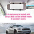 Car Sun Visor Vanity Mirror, Car Interior Accessories Makeup Mirror with 3 Light Modes & 60 LEDs, Rechargeable Led Light Car Mirror with Dimmable ...