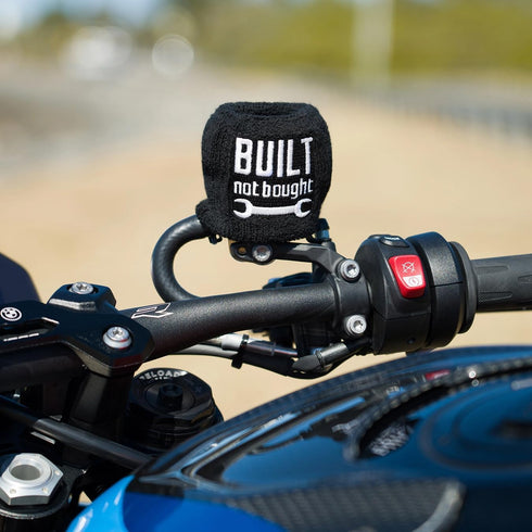 Brake Fluid Reservoir Cover Sock for Motorcycles, Sporbikes and Gifts by Moto Loot (Built Not Bought)...