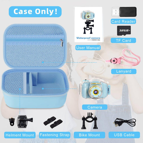 Kids Camera Case Compatible with Agoigo/ESOXOFFORE/GKTZ/Anchioo/MINIBEAR/Seckton/Goopow Digital Waterproof Camera Portable Instant Print Cameras S...