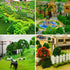 7 Pack Model Grass Cashmere Powder Green Fake Grass, Art Landscape, DIY Artificial Sand Table Micro Landscape Building...