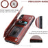 iPhone Xs Max Wallet Case with Card Holder,OT ONETOP Premium PU Leather Kickstand Card Slots Case,Double Magnetic Clasp and Durable Shockproof Cov...