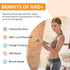 Liposomal NAD+ Supplement 500 mg, High Absorption, Boost NAD+ with TMG 250 mg, Actual NAD plus More Efficient Than Nicotinamide Riboside, Support ...